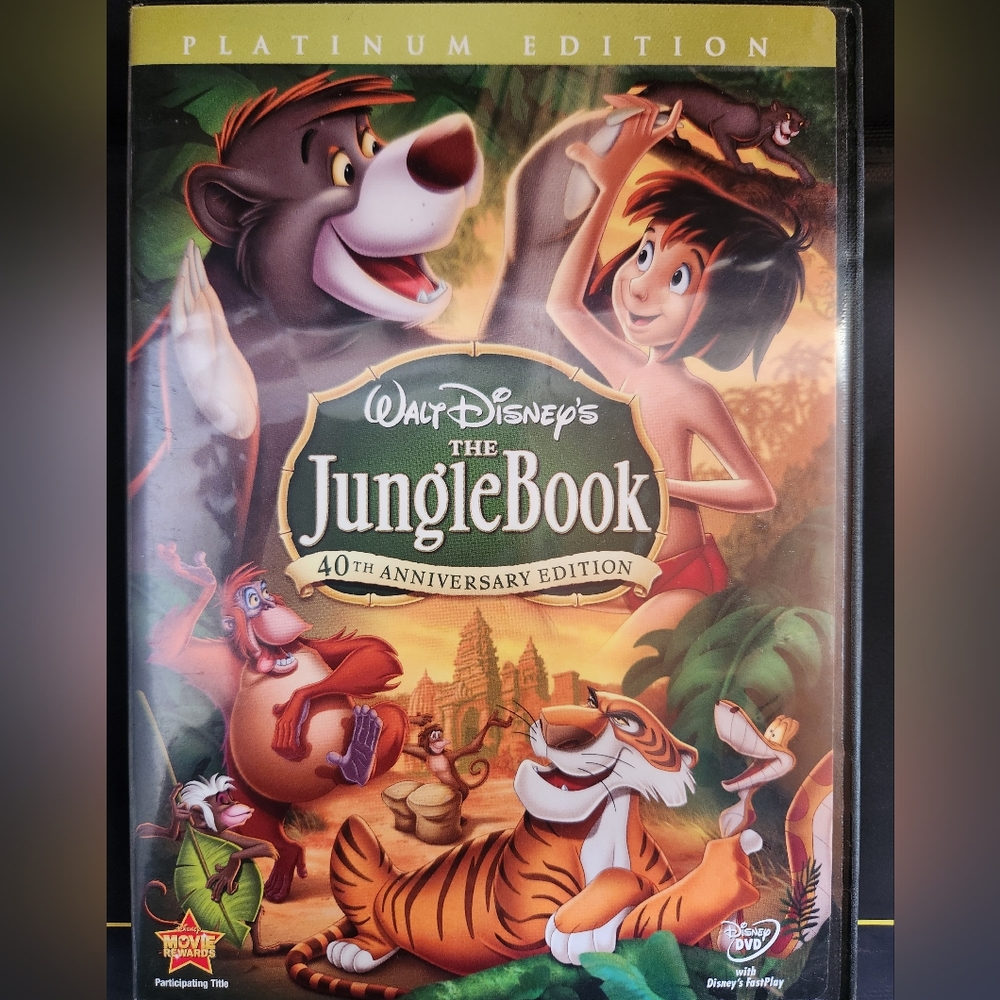 💜 The Jungle Book Platinum Edition 40th Anniversary Disney DVD